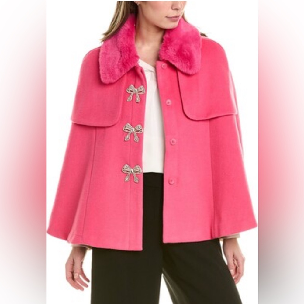 Flora Bea NYC Aly Wool Blend Cape.